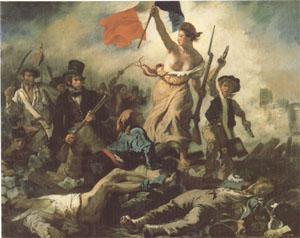 Eugene Delacroix Liberty Leading the People (mk05) China oil painting art